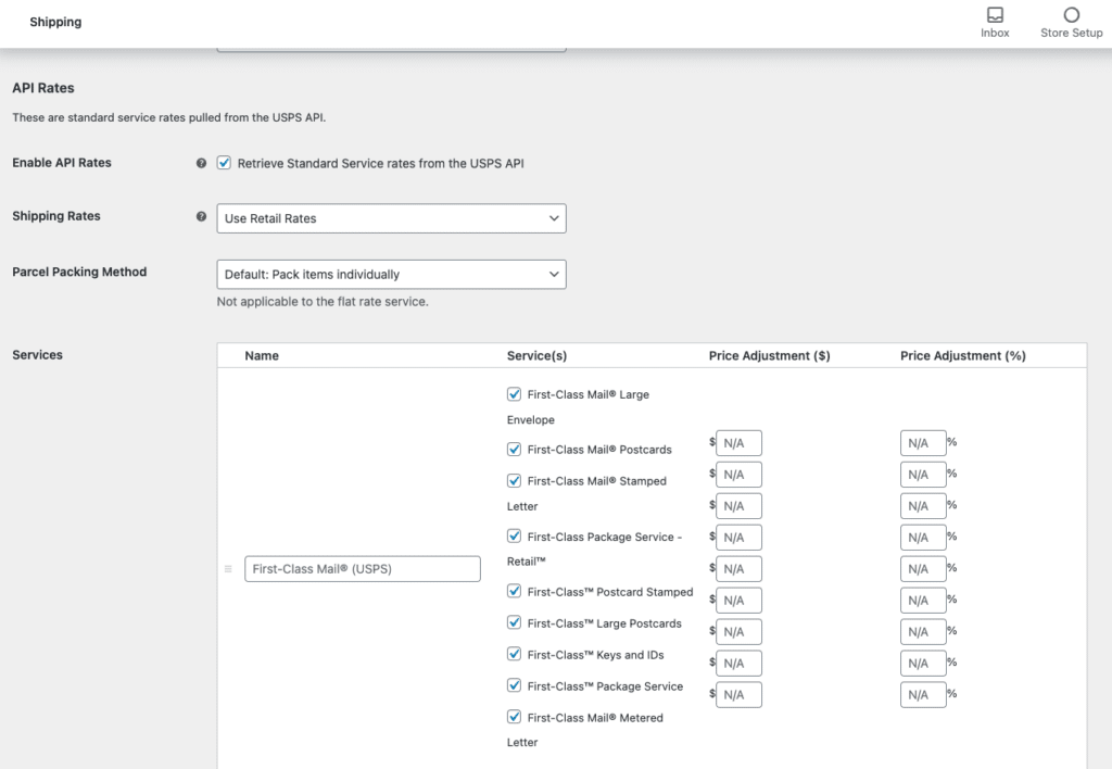 WooCommerce USPS Shipping Integration - Enable USPS API Rates