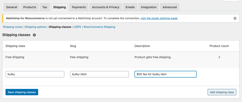 WooCommerce USPS Shipping Integration - Shipping Bulky Items